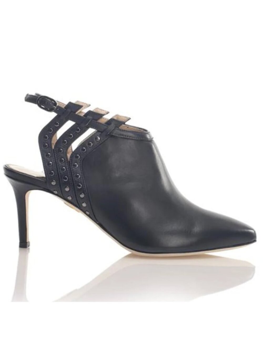 CHELSEA PARIS RIKA Leather Mule Booties